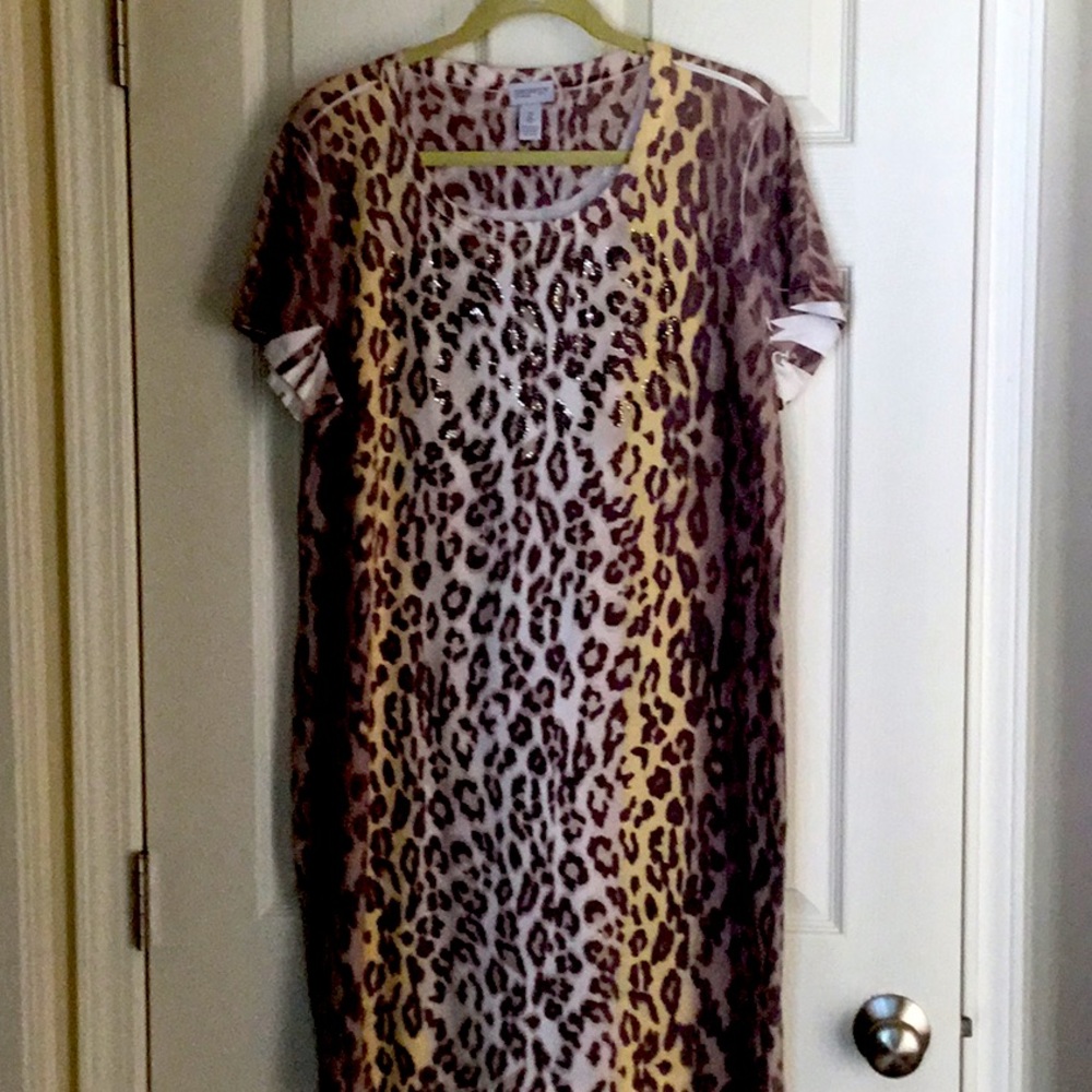 Cute dress w/Capri leotard just enough sparkles